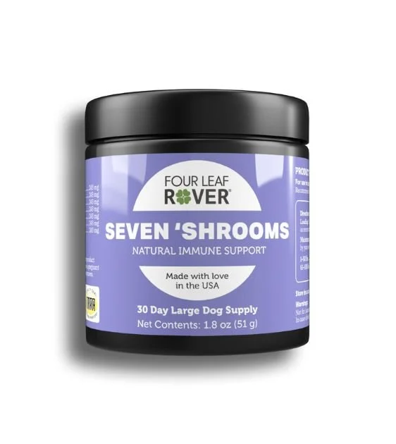 Four Leaf Rover (SEVEN 'SHROOMS) Organic Mushroom Mix Dog Supplement