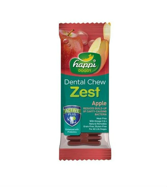 Happi Skippi (Happi Doggy) ZEST Dental Dog Chews (Apple)