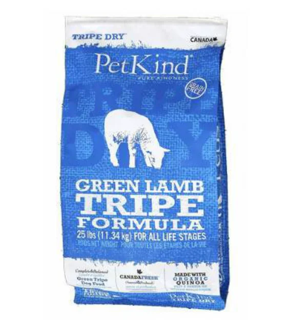 PetKind Grain Free Dry Dog Food (Green Lamb Tripe)